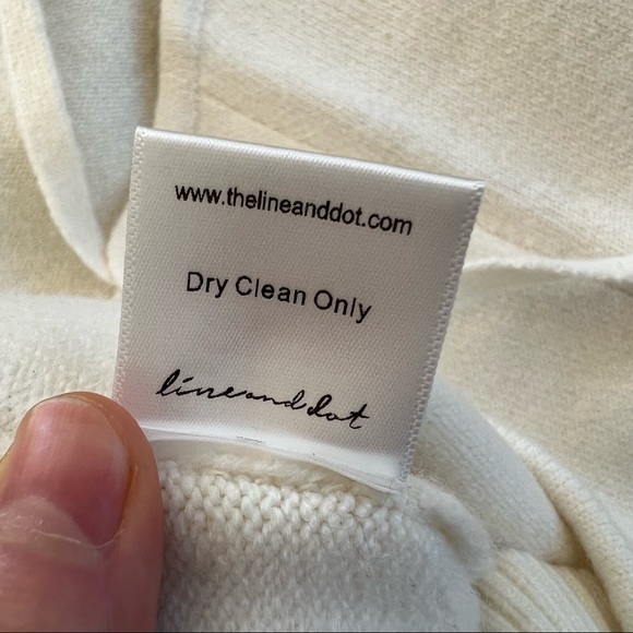 LINE & DOT • Megan Wrap Sweater Top in Cream - Picture 12 of 16